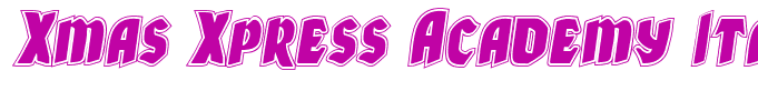 Xmas Xpress Academy Italic Italic